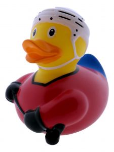 Rubber duck Ice Hockey - Red Team