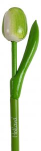Balpen Tulp Wit/Groen - Holland