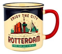Beker Vintage Enjoy The City Rotterdam - Klein