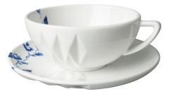 Kop en schotel "Blauw Vouw"