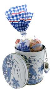 Tinned Stroopwafels "Blue Birds"