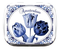 Pepermunt in blikje Delfts Blauwe Tulpen