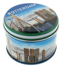 Hopjes in Blikje "Rotterdam" in cadeauverpakking