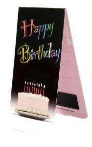 Boekenlegger "Happy Birthday"