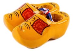 Set houten klompjes 6cm, Boerengeel