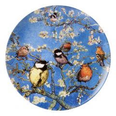 Wandbord "Vogels & Van Gogh" , 30 cm