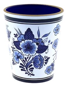 Borrelglaasje Delfts Blauwe Bloemen