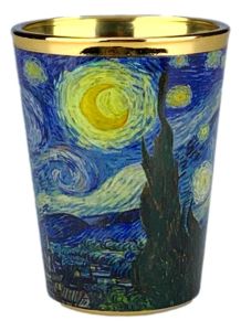 Borrelglaasje Sterrennacht, Vincent van Gogh