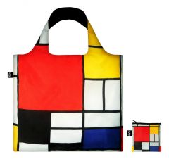 Loqi Opvouwbare Shopper "Compositie, Mondriaan"