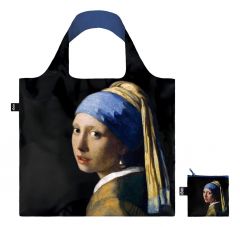 Loqi Opvouwbare Shopper "Meisje met Parel, Vermeer"