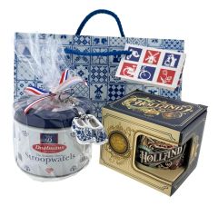 Vintage Koffiemok met Hollandse Stroopwafels