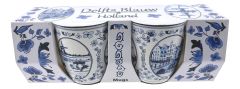 Cadeauset Twee koffie Kopjes Delfts Blauw Holland