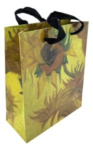 Papieren cadeautas "Zonnebloemen"