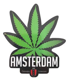 Cannabis Blad Koelkastmagneet, Groot