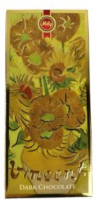 Vincent van Gogh - Zonnebloemen - Dark Chocolate