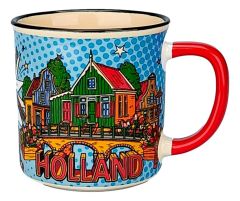 Beker 'City Vibes' Holland klein - in cadeaudoosje