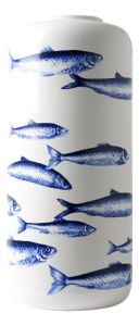 Cilinder Vaas Vissen, 31 cm