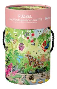 Jigsaw puzzle The butterfly pavilion in Artis, 108 pieces