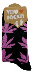 Dames Sokken "Paarse Wietsokken" - 35-41