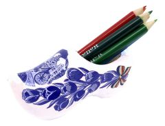 Delfts Blauwe Amsterdam klomp met puntenslijper