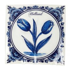 Servetten Delfts blauwe tulp