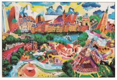 Postkaart "Den Haag Tekening"
