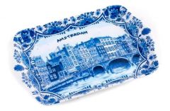 Dienblad Amsterdam delftsblauw