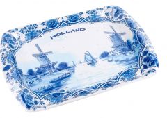 Dienblad Holland Delfts blauw, groot
