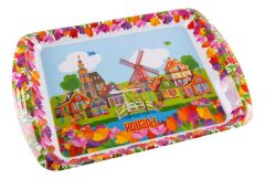 Dienblad Kleurrijk Dorp (Groot)