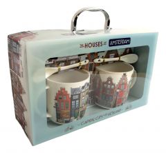 Geschenkset "Amsterdam Grachtenhuizen"