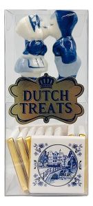 Souvenirset Kussend Paar met Chocolade