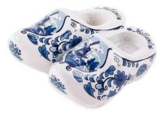 Klompmagneet Delfts Blauw, Dubbel 5 cm