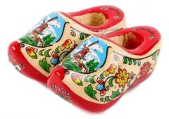 Klompmagneet Rode Zool, Dubbel 5 cm