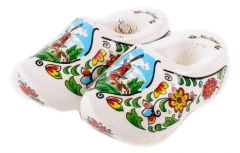 Klompmagneet Wit, Dubbel 5 cm