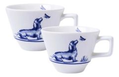 Espresso Kopjes Teckel (set van 2)