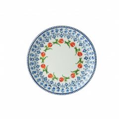 Ontbijtbord Oranje Tulpen