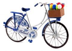 Bicycle Delft Blue with Tulips - Small