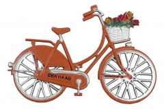 Magneet "Oranje fiets Den Haag"