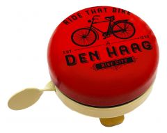 Fietsbel "Den Haag Rood", 6 cm