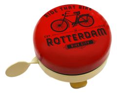 Fietsbel "Rotterdam Rood", 6 cm