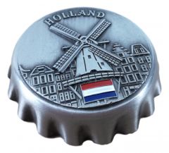 Metalen Flesopener "Holland" Tin XL