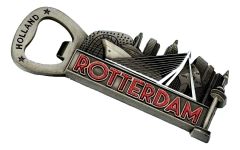 Bottle Opener Magnet Rotterdam-Holland Tin colored