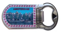 Flesopener Amsterdam Grachtenhuizen