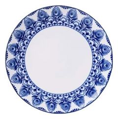 Gebaksbordje Paauw Blauw