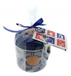 Stroopwafels in blikje, cadeauverpakt