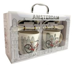 Geschenkset "Amsterdam Fietsstad"