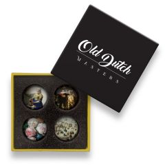 Glasmagneten Cadeaudoosje "Old Dutch Masters"