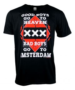 T-Shirt "Bad boys go to Amsterdam"