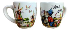 Cadeauset 2 Espresso koppen "Groetjes uit Holland"