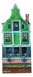 Koelkast magneet Zaans Huisje "Huisje zonder deur"